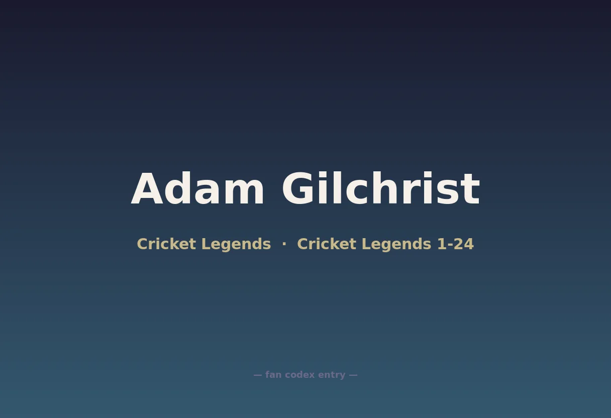 Adam Gilchrist