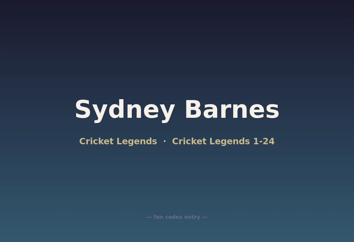 Sydney Barnes