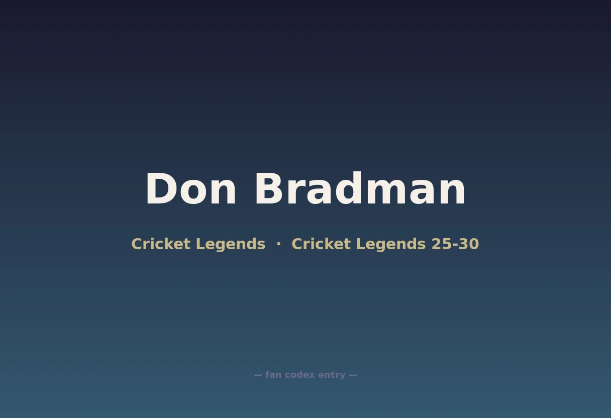 Don Bradman